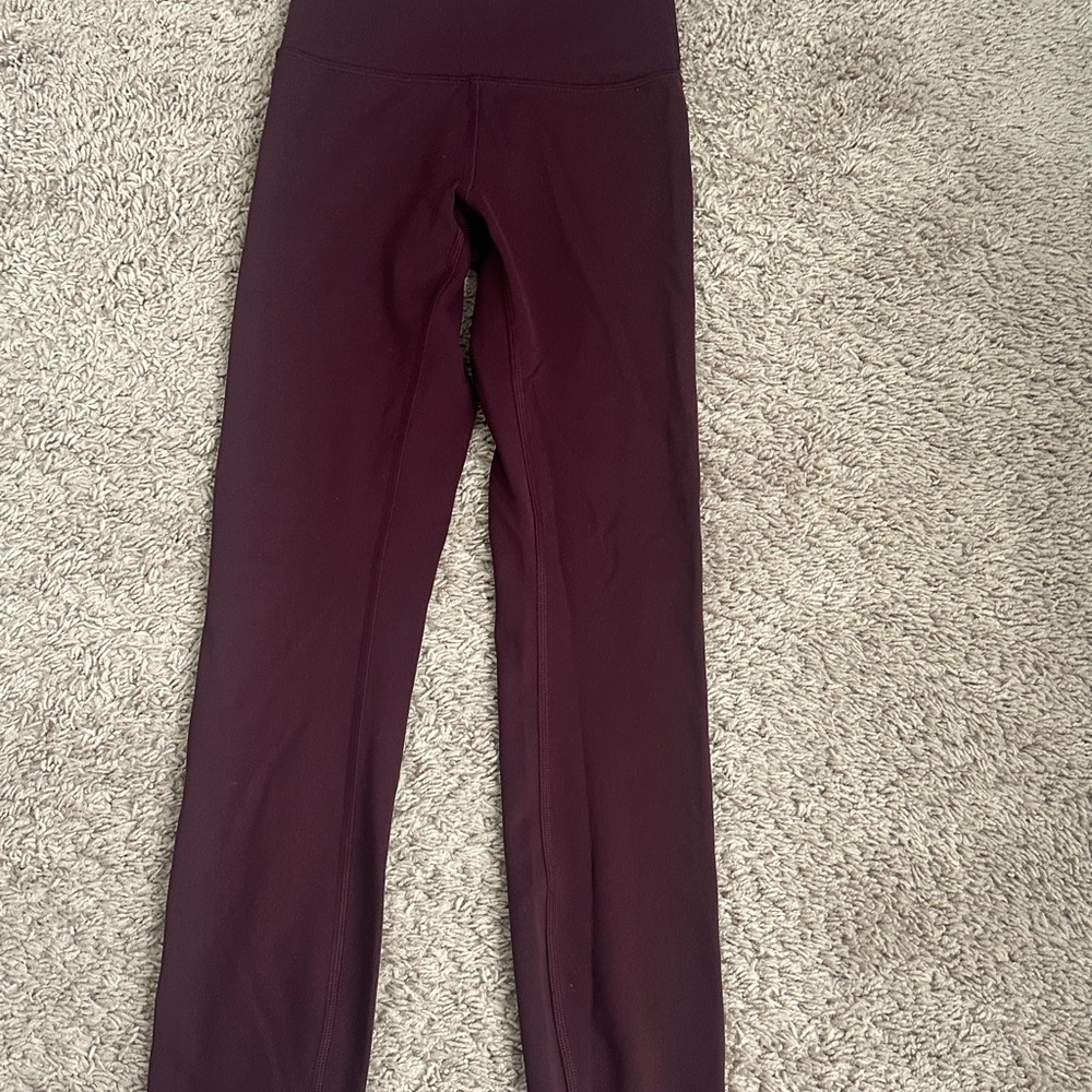 lululemon athletica Burgundy Leggings